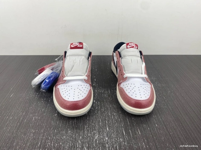 JORDAN OG AIR LOW 1 X 'RED BLACK' ROOM FN0432-017 TROPHY 1020